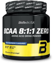 BioTechUSA BCAA 8: 1: 1 Zero Zmeură, 250 g, Biotech USA