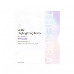 Masca de fata tip servetel Glow Highlighting Mask, 1 bucata/25 g, Thesera