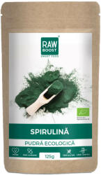RAWBOOST Spirulina pudra ecologica, 125 g, Rawboost