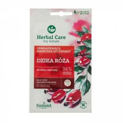 Farmona Natural Cosmetics Laboratory Masca cu trandafir salbatic, Herbal Care, 2x5ml, Farmona