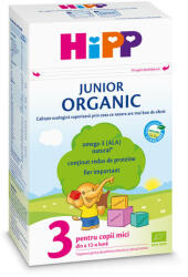 HiPP Formula de lapte de crestere Organic 3, +12 luni, 500 g, Hipp