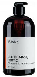 Sabio Cosmetics Ulei de masaj exotic, 475 ml, Sabio