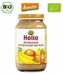 HOLLE BABY Piure Eco din fructe cu musli, +8 luni, 220 g, Holle Baby Food