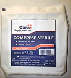 Labormed Pharma Comprese sterile, Cara, 10x10 cm, 1 buc Labormed