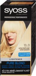 Syoss Vopsea de păr permanentă 13-0 Lightener Pure Blond, 1 buc