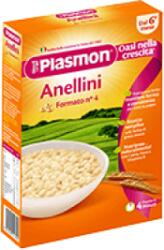 Plasmon Dietetici Alimentari Paste in forma de ineluse Anellini, +6 luni, 340 gr, Plasmon