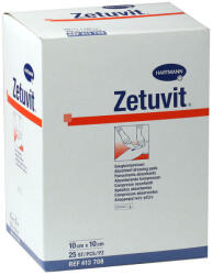 HARTMANN Comprese absorbante Zetuvit, 10x10 cm (413701), 25 bucăți, Hartmann
