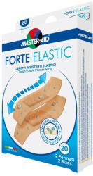 Pietrasanta Pharma Plasturi elastici ultra rezistenți, Forte Elastic Master-Aid, 2 mărimi, 20 bucăți, Pietrasanta Pharma