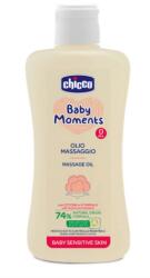CHICCO Ulei de masaj dermatologic Baby Moments Sensitive, +0 luni, 200 ml, Chicco