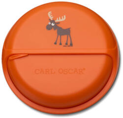 CARL OSCAR Caserola compartimentata cu disc, Portocalie, Carl Oscar Set pentru masa bebelusi