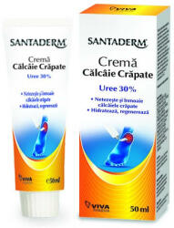 VITALIA Crema cu 30% uree pentru calcaie crapate Santaderm, 50 ml, Viva Pharma