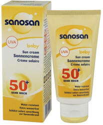 SANOSAN Crema pentru protectie solara SPF 50+, 75 ml, Sanosan