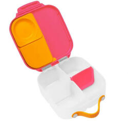 BBOX Caserola compartimentata mini LunchBox, 1 l, Roz + Portocaliu, BBOX Set pentru masa bebelusi
