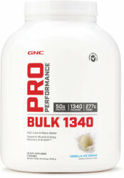 GNC Pro Performance Bulk 1340, Gainer Cu Proteina Si Carbohidrati, Cu Aroma Vanilie, 3294 G