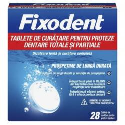 Fixodent Tablete de curatare pentru proteze dentare, 28 tablete, Fixodent