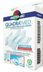 Pietrasanta Pharma Plasturi pentru pielea sensibilă Quadra Med Master-Aid, 40 bucăți, Pietrasanta Pharma