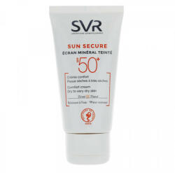 Laboratoires SVR Crema nuantatoare pentru piele uscata si foarte uscata Sun Secure Ecran Mineral SPF 50+, 50 ml, SVR
