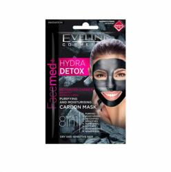 Eveline Cosmetics Masca de fata 8 in 1 Facemed Hydra Detox, 2 x 5 ml, Eveline Cosmetics Masca de fata