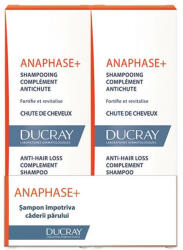 Ducray Pachet Șampon revitaliant și fortifiant Anaphase, 200 ml + 200 ml, Ducray