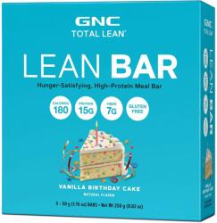 GNC Total Lean Lean Bar, Baton Proteic, Cu Aroma De Tort De Vanilie, 50g