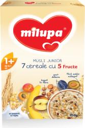 Milupa Musli Junior 7 Cereale cu 5 Fructe, +12 luni, 250 g, Milupa