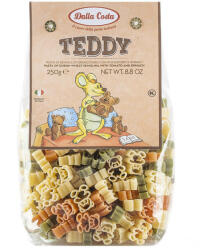 Dalla Costa Paste din grau dur tricolore Teddy, 250 g, Dalla Costa