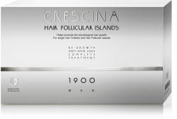 Crescina Tratament complet pentru stadii medii de cădere și rărire a părului la bărbați Crescina Follicular Islands 1900, 10 + 10 fiole, Labo