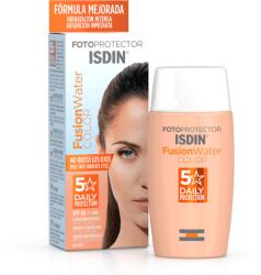 ISDIN Fusion Water Color Fotoprotector crema de protectie solara pentru fata cu SPF 50 50 ml