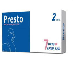  Test de sarcina Presto, 2 bucati, Blue Cross Bio-Medical Co Ltd