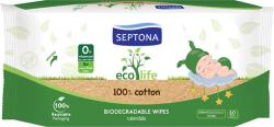 SEPTONA Servetele umede biodegradabile pentru bebelusi Eco Life, 60 bucati, Septona
