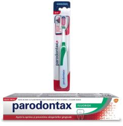 Parodontax Pachet Pastă de dinți Fluoride Parodontax, 75 ml + Periuță de dinți Parodontax, Extra Soft, Gsk