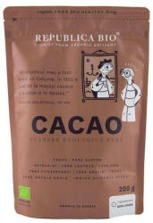 Republica Bio Pulbere ecologica pura de cacao, 200 g, Republica Bio
