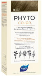 PHYTO Vopsea permanenta pentru par Phytocolor, Light Golden Blonde (blond deschis) 8, 50 ml, Phyto