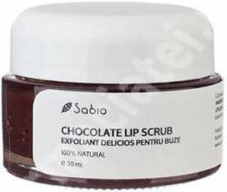 Sabio Cosmetics Exfoliant delicios pentru buze cu ciocolata, 30 ml, Sabio