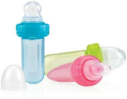 Nuby Dispozitiv de hrănire Mini Squeeze, 40 ml, Nuby Set pentru masa bebelusi