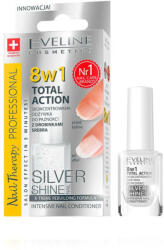 Eveline Cosmetics Tratament profesional 8in1 Silver Shine Nail Therapy, 12 ml, Eveline Cosmetics