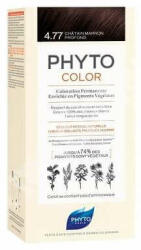PHYTO Vopsea permanenta pentru par Nuanta 4.77 Intense Chesetnut Brown, 50 ml, Phyto