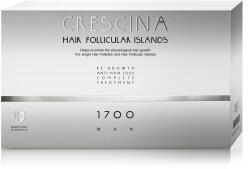 Crescina Tratament complet pentru stadii inițiale de cădere și rărire a părului la bărbați Crescina Follicular Islands 1700, 10 + 10 fiole, Labo