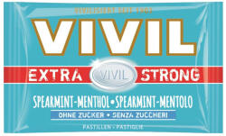 VIVIL Bomboane cu spearmint și mentol fără zahăr, 25 g, Vivil