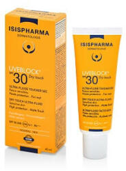 Isis Pharma Isis Pharma UVEBLOCK Fluid protector cu efect matifiant SPF30 Dry Touch, 40 ml