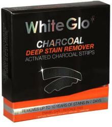 White Glo Benzi pentru albirea dintilor cu carbune activat, White Glo