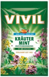 VIVIL Bomboane fără zahăr cu plante naturale și mentă, 60 g, Vivil