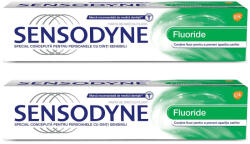 Sensodyne Pachet Pastă de dinți Fluoride Sensodyne, 100 ml + 100 ml, Gsk
