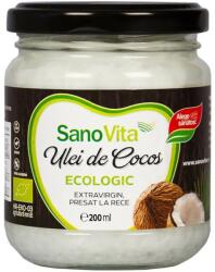 SANOVITA Ulei de cocos ecologic, 200 ml, Sanovita