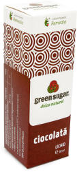 Laboratoarele Remedia Green sugar lichid cu aromă de ciocolată, 50 ml, Remedia