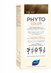 PHYTO Vopsea permanenta pentru par Phytocolor, Golden Blonde (blond auriu) 7.3, 50 ml, Phyto