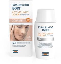 ISDIN Active Unify Color Fusion Fluid de protectie solara pentru fata cu SPF 50+, 50 ml