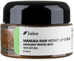 Sabio Cosmetics Exfoliant pentru buze cu miere de Manuka Raw, 30 ml, Sabio