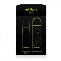 MINILAND Termos pentru lichide, Gold, 500ml, Miniland Set pentru masa bebelusi