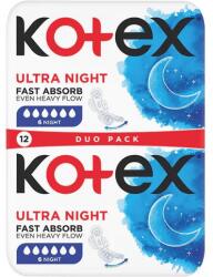 Kotex Absorbante Ultra Night, 12 bucati, Kotex